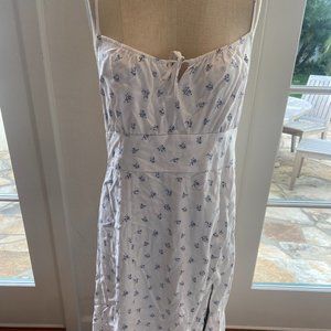 Tie-Front Midi Dress